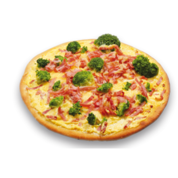 Broccoli Hollandaise Pizza